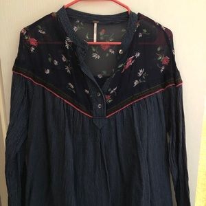 Free people oversized shirt